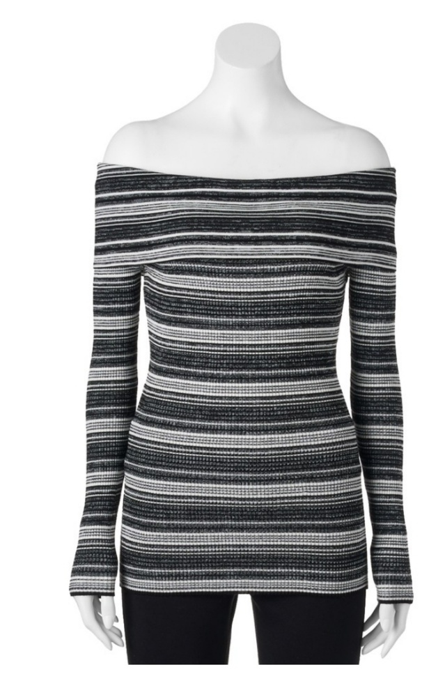 Candies off the shoulder sweater